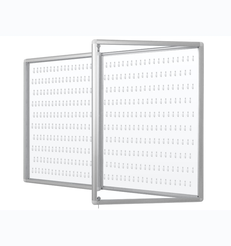 Gablota zamykana na klucz - otwierana dwustronnie