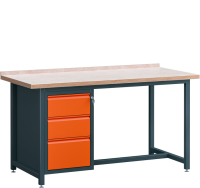 WB 1000kg - L3/S6+2P - Stół warsztatowy