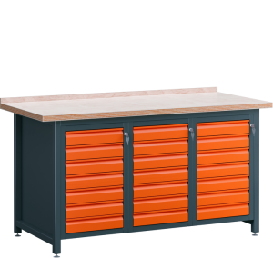 WB 1000kg - L3/S5+S5+S5 - Stół warsztatowy