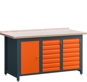 WB 1000kg - L3/S1+S5+S5 - Stół warsztatowy