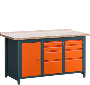 WB 1000kg - L3/S1+S7+S7 - Stół warsztatowy